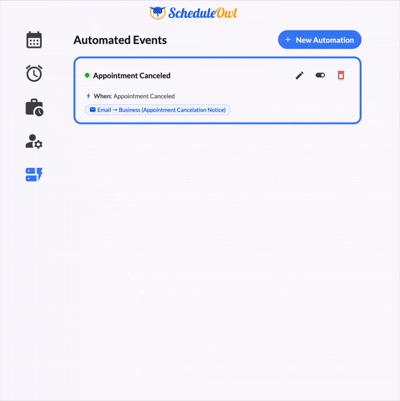 Automated Events demo
