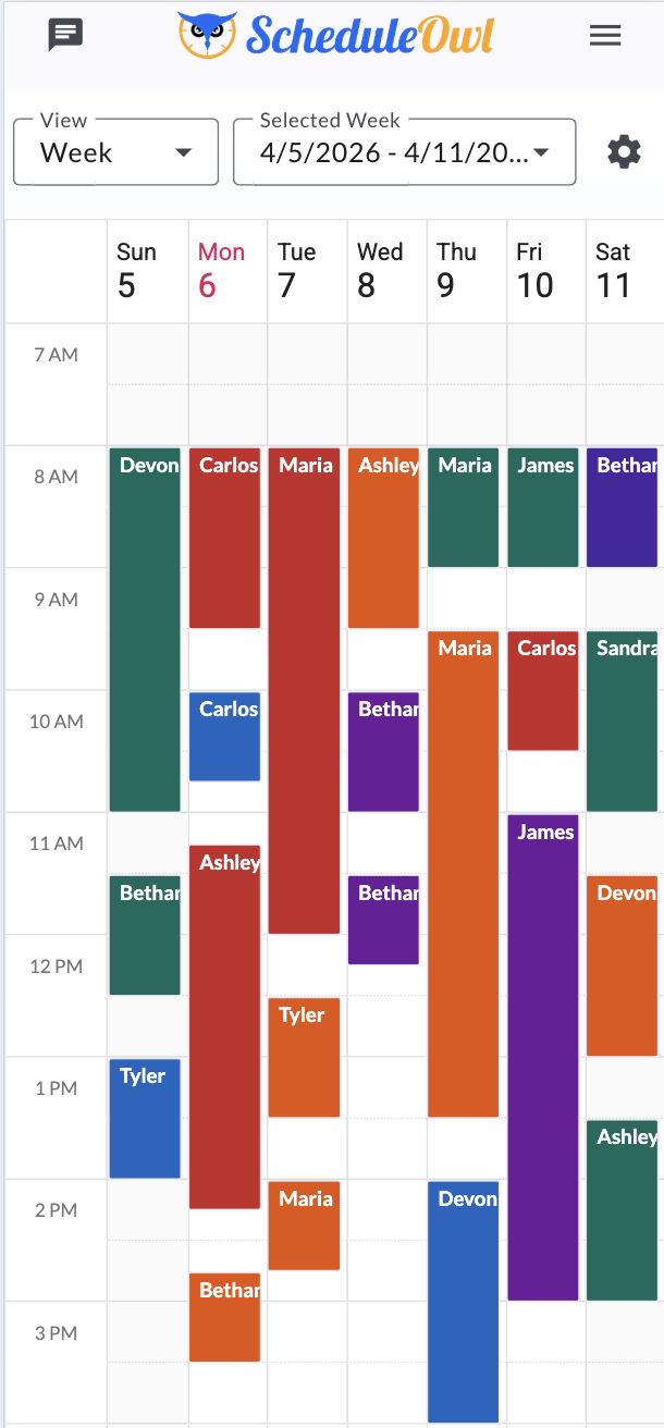 ScheduleLawn app screenshot
