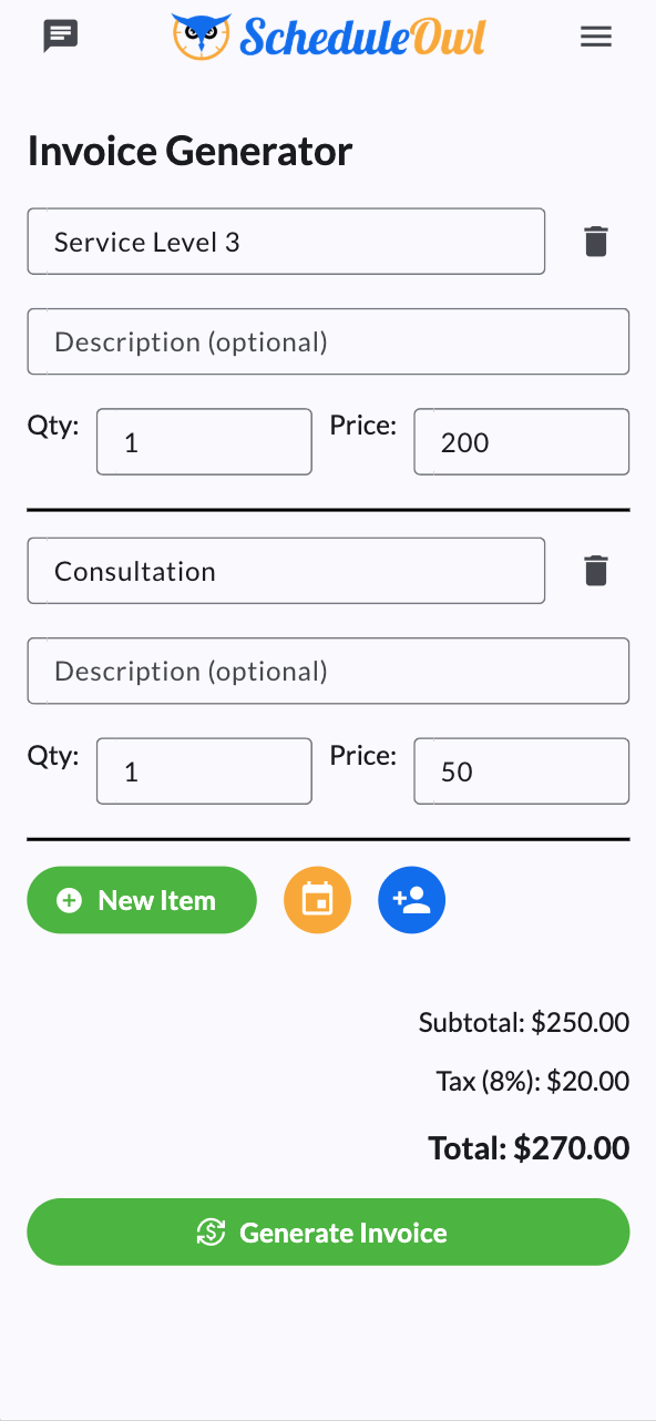 ScheduleLawn app screenshot