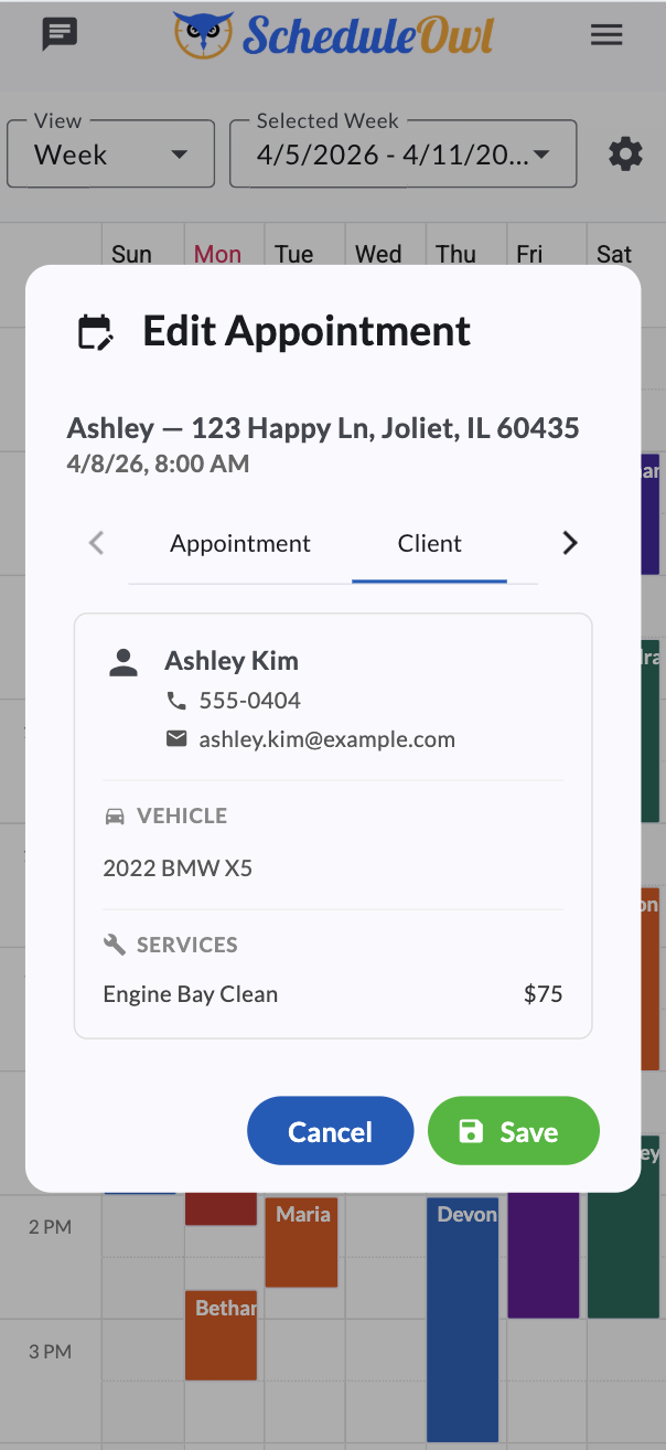 ScheduleLawn app screenshot