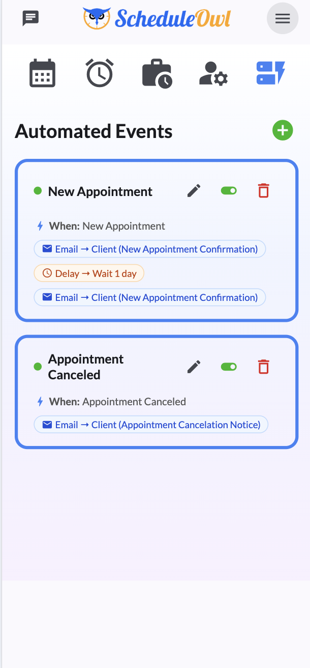 ScheduleLawn app screenshot